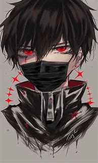 Image result for Anime Boy Demon Mask