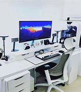 Image result for Medium Size Desk Gaming Setup