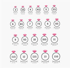 Image result for Woman Ring Size Chart