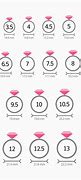 Image result for Ring Size Chart in Cm