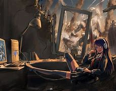 Image result for Anime Gamer Girl Background 4K
