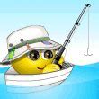 Image result for Fishing Bobber Imoji