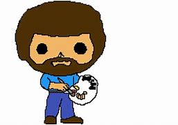 Image result for Bob Ross Cartoon Clip Art