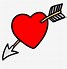 Image result for Arrow through Heart Clip Art
