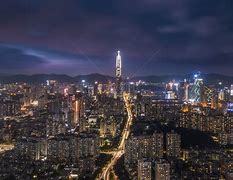 Image result for Shenzhen Skyline Night
