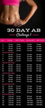 Image result for 30-Day 6 Pack AB Challenge