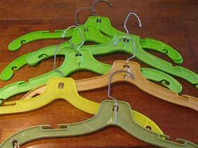 Image result for Lite Green Plastic Clothes Hangers