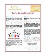 Image result for Sunday School Newsletter Template