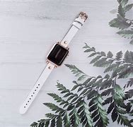 Image result for White Leather Apple Watch Band