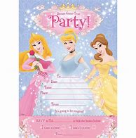 Image result for Disney Princess Printable Birthday Invitations