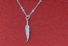 Image result for Black Metal Feather Necklace