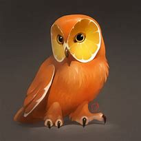 Image result for Orange Owl Cartoon