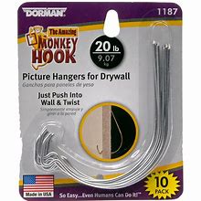 Image result for Picture Hanging Hooks for Drywall