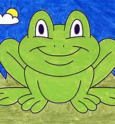 Image result for How to Draw a Frog Face