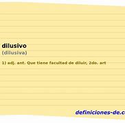 Image result for dilusivo