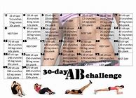 Image result for 30 day ab challenge printable