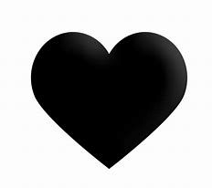 Image result for Black Heart Clip Art Clear Background
