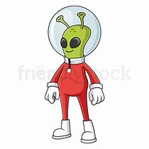 Image result for Cartoon Alien in Space Suit Clip Art