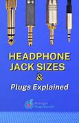 Image result for Headphone Jack Plug Sizes