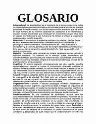 Image result for Glosario