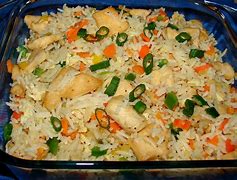 Image result for Chinese Food Chicken Fried Rice
