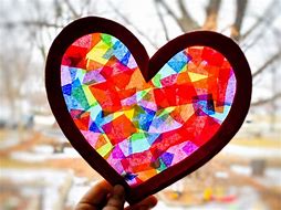 Image result for Heart Suncatcher Craft for Kids