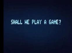 Image result for Shall We Play a Game Meme