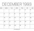 Image result for Dec 1993 Calendar