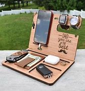 Image result for Wooden iPhone Charging Station