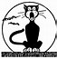 Image result for Halloween Black Cat Silhouette Clip Art