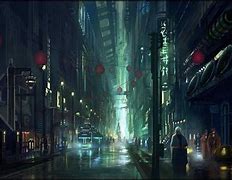 Image result for Anime Dark City