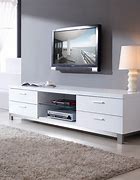 Image result for TV Stand Modern White Wood