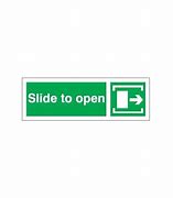 Image result for Slide to Open Arrow