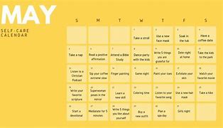 Image result for 30 Days Self-Care Calendar