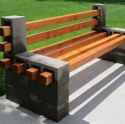 Image result for Cement Bench Designs Ideas