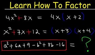 Image result for What Is a Math Factor