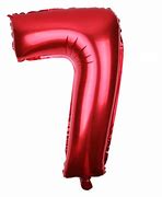 Image result for Red Number Balloons