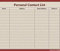 Image result for Printable Phone Number Template