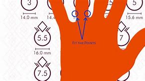 Image result for Printable Ring Size Chart Ruler