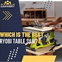 Image result for Ryobi Table Saw with Folding Stand