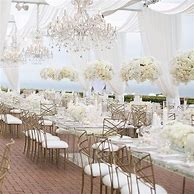 Image result for All White Wedding Reception