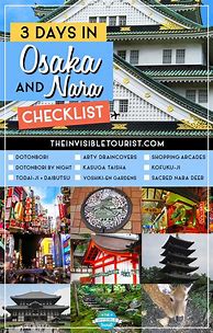 Image result for Osaka Japan Sample Itinerary