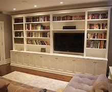 Image result for Full Wall Cabinets Living Room