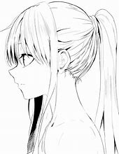 Image result for anime girls side view drawing
