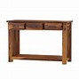 Image result for Rustic Wood Console Table