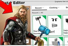 Image result for Roblox Thor T-Shirt