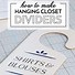 Image result for Clothing Hanger Dividers