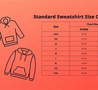 Image result for Sweatshirt Size Comparison Chart