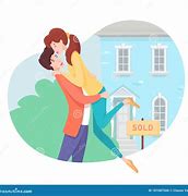 Image result for couple buying a house in clipart