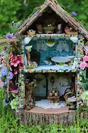 Image result for Dollhouse Miniature Fairy Garden
